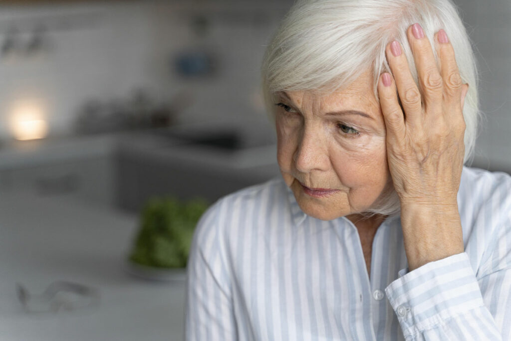 Personne souffrant d'Alzheimer en fin de vie