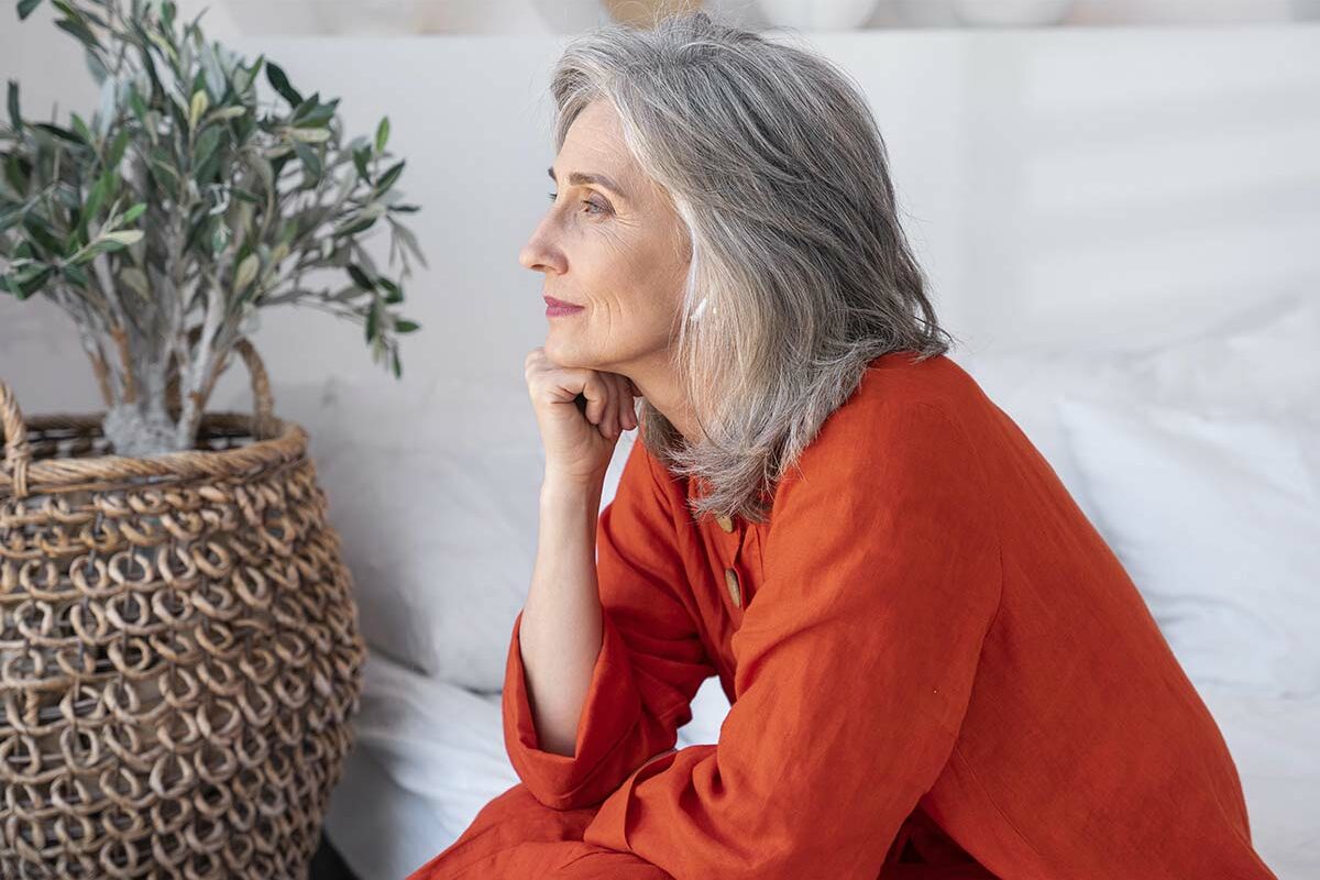 Femme en fin de ménopause