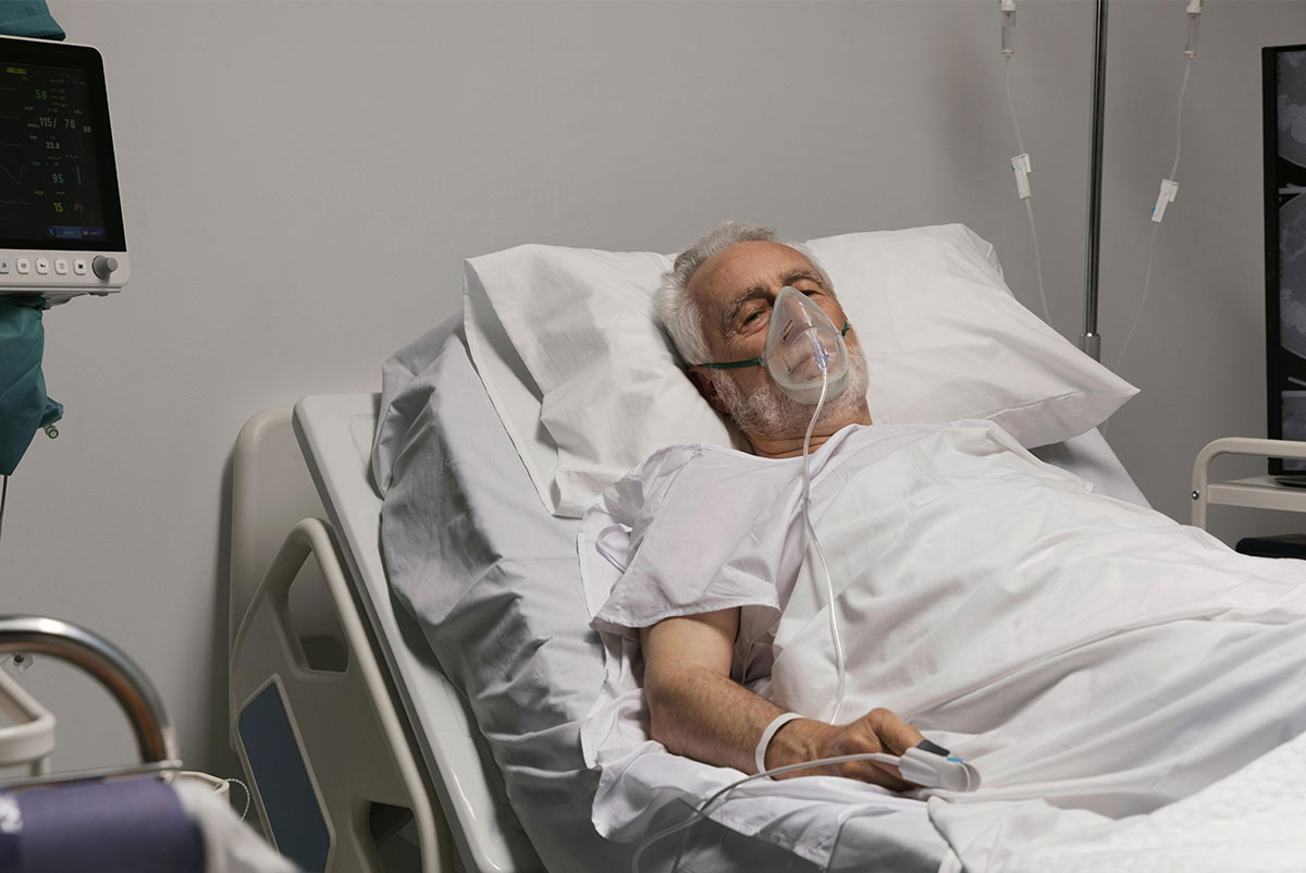 Personne ayant des symptômes de fin de vie