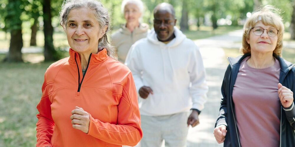 Seniors en club de marche